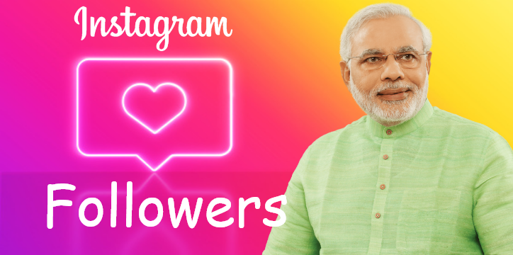 Narendra Modi Instagram Followers