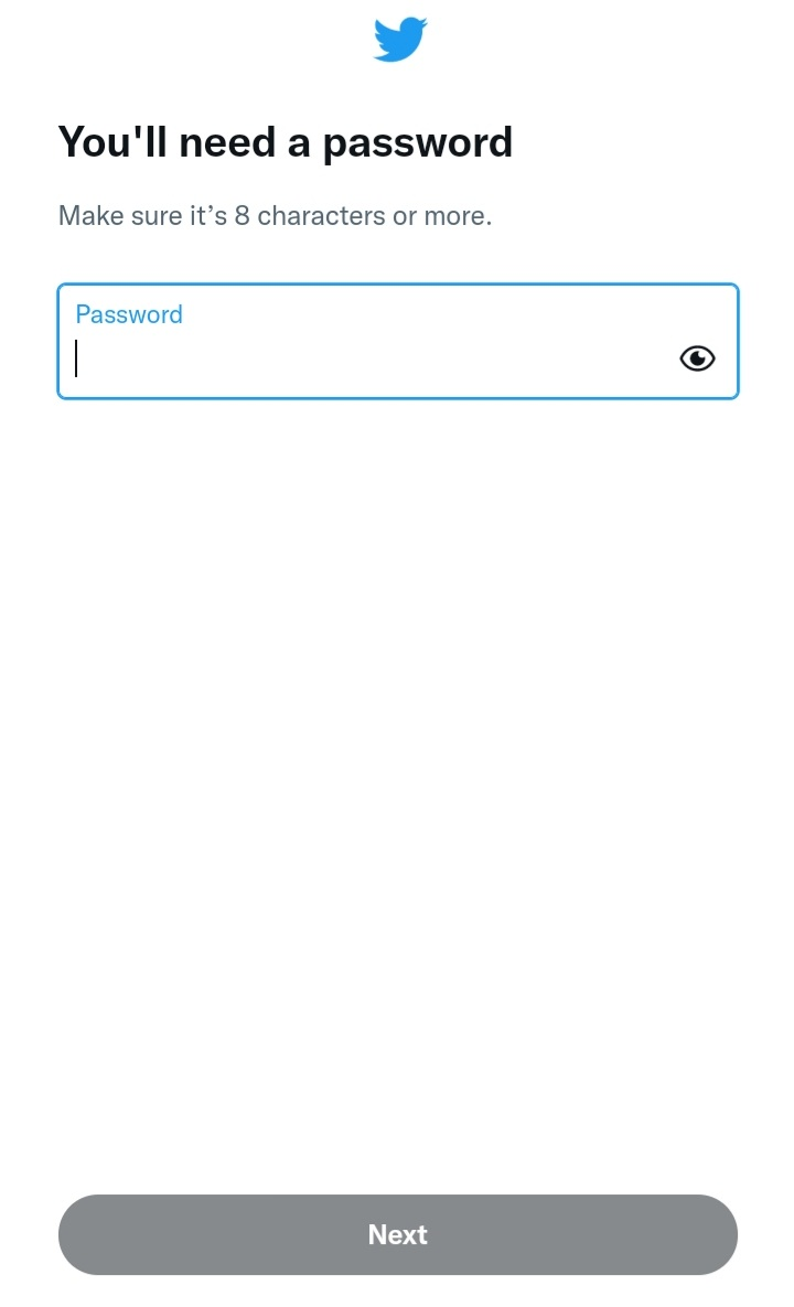  login password create