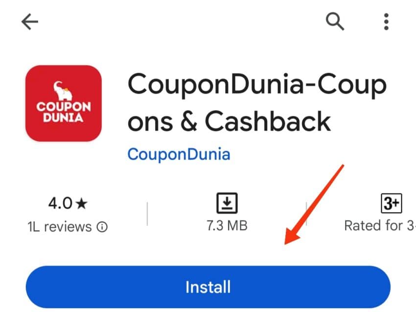 Downlaod coupondunia app